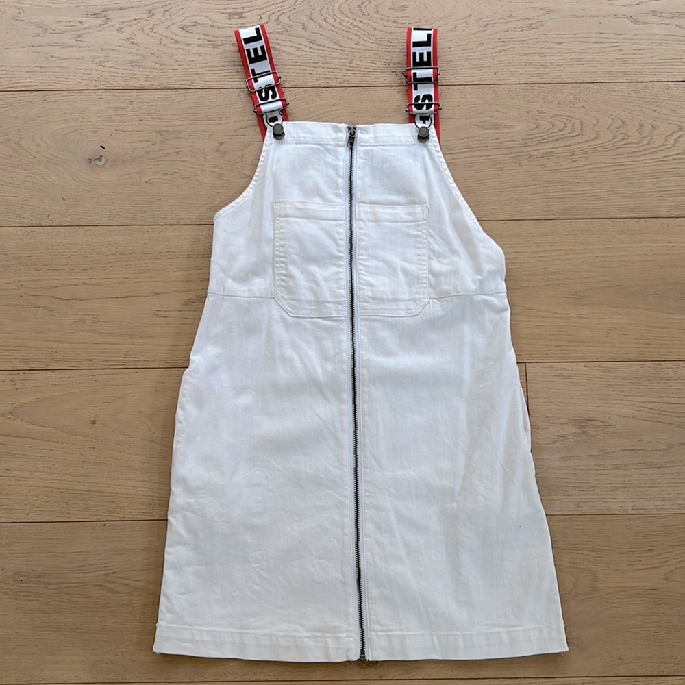 Stella McCartney White Denim Mini Skirt